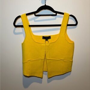 Zara Yellow Crop Top
